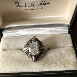 Fantastic vintage sterling ring signed Kabana